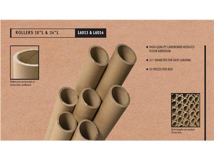 Wilbert Burial Vaults -Piedmont Precast -Cardboard rollers